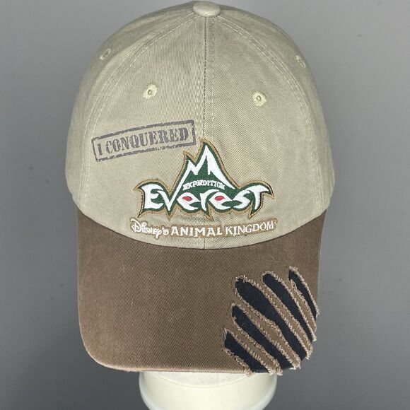 Disney's Animal Kingdom I CONQUERED EXPEDITION EVEREST Claw Marks OSFM Cap Hat - Picture 1 of 3